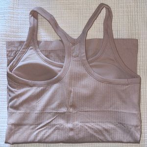 Pink lululemon tank